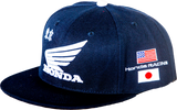 D-Cor 70-137-1 Honda Hat Factory Snapback Navy