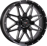 System 3 20S3-7210 St7 Wheel 20X7 4+3 (+10Mm) 4/110 Gloss Black Milled