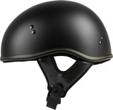Highway 21 .357 Solid Half Helmet Matte Black Xl H77-1101X
