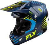 Fly Racing 73-0050L Formula Cp Slice Helmet Navy/Hi-Vis/White Lg