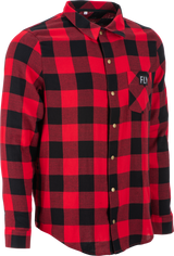 Fly Racing Fly Tek Flannel Red/Black 2X 354-63922X Fly Racing Fly Tek Flannel Red/Black 2X 354-63922X