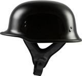 Highway 21 H77-1000S 9Mm German Beanie Helmet Gloss Black Sm
