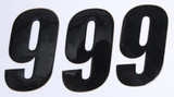 D-Cor 45-24-9 Number 9 Black 4" 3/Pk