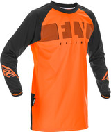 Fly Racing Windproof Jersey Orange/Black Sm 370-8017S