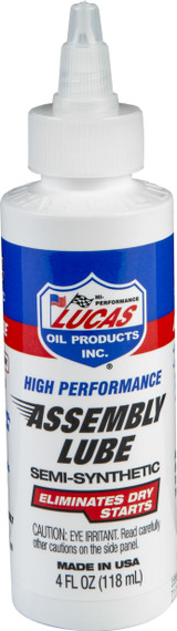 Lucas 10152 Semi-Synthetic Assembly Lube 4 Oz (12/Case Sold Ea)