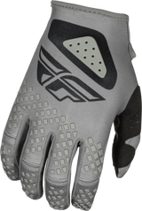 Fly Racing Kinetic Sym Gloves Grey/Black Md 378-412M Fly Racing Kinetic Sym Gloves Grey/Black Md 378-412M