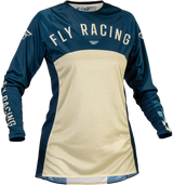 Fly Racing 377-622M Women'S Lite Jersey Navy/Ivory Md