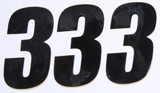 D-Cor Number 3 Black 4" 3/Pk 45-24-3 D-Cor Number 3 Black 4" 3/Pk 45-24-3