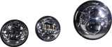 Harddrive 820-0367 Led Headlight/Passing Lamp Set Chrome