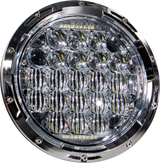 Harddrive 820-0363 Led Headlight 7" 90W Chrome 3500/2400 Lumens