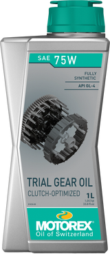 Motorex Trial Gear Oil Sae 75W 1L 10/Case 308875