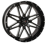 System 3 24S3-7237 St7 Wheel 24X9 5+4 (0Mm) 4/137 Gloss Black Milled