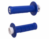 Odi H36Mxu Micro-X Lock-On Grips Half-Waffle Blue/Silver