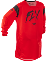 Fly Racing 378-527Yxl Youth Kinetic Stoke Jersey Red/Black Yxl