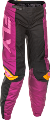 Fly Racing Women'S F-16 Pants Ca/Ny Black/Mauve/Yellow Sz 11/12 C378-83211 Fly Racing Women'S F-16 Pants Ca/Ny Black/Mauve/Yellow Sz 11/12 C378-83211