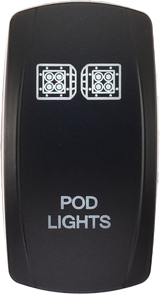 Xtc Power Products Sw00-00107039 Dash Switch Rocker Face Pod Ligghts