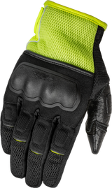 Fly Racing 476-4128M Coolpro Force Gloves Black/Hi-Vis Md
