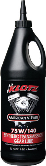 Klotz American V-Twin Trans Lube 75W140 32 Fl Oz Kh-Gl140