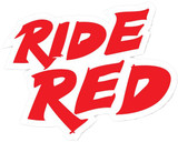 D-Cor 40-10-203 Ride Red Decal 4"
