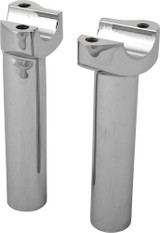 Harddrive 241003 H-Bar Risers 5.5" Straight Chrome