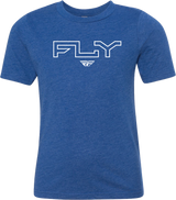 Fly Racing 354-0310Ys Youth Fly Edge Tee Royal Blue Ys