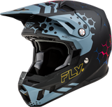 Fly Racing 73-4333X Formula Cc Tektonic Helmet Matte Black/Slate/Blue Xl