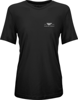 Fly Racing 356-0050S Women'S Fly Motto Tee Black Sm