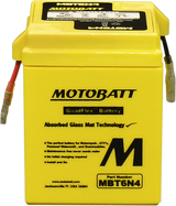 Motobatt Battery Mbt6N4 Sealed Factory Activated Mbt6N4 Motobatt Battery Mbt6N4 Sealed Factory Activated Mbt6N4