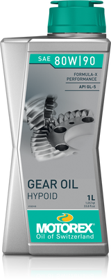 Motorex 308064 Hypoid Gear Oil 80W90 1L (10/Case Sold Ea)