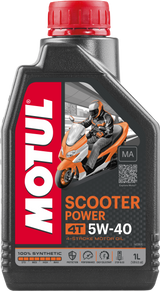 Motul 105958 Scooter Synthetic Oil 4T 5W40 1L