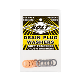 Bolt Dpwm12.20-10 Crush Washers 12X20Mm 10/Pk 5 Aluminum & 5 Copper
