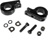 Harddrive Footpeg Mount Clamps 1.25" Bar Black P77-6004Gb