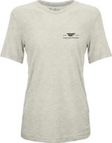Fly Racing 356-0054M Women'S Fly Motto Tee Cream Md