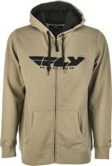 Fly Racing 354-01942X Fly Corporate Zip Up Hoodie Tan/Black 2X