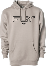 Fly Racing 354-0305S Fly Edge Hoodie Cement Sm