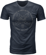 Highway 21 489-2005S Old Iron Tee Midnight Navy Sm