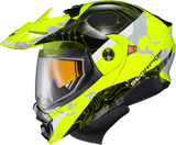 Scorpion Exo 96-1054-Sd Exo-At960 Cold Weather Helmet Topographic Hi-Vis Md (Dual)