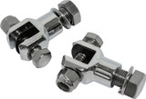 Harddrive 30-686C Footpeg Clevis Mounts Chrome 3/8"-24 Thread