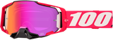 100% 50003-00018 Armega Hiper Goggle Kloug Mirror Dark Red Lens