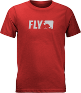 Fly Racing 352-0527Ym Fly Youth Primary Tee Red Ym