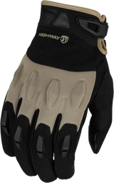 Highway 21 489-0054M Fury Gloves Black/Sand Md