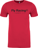 Fly Racing 354-0316M Fly Trademark Tee Red Md