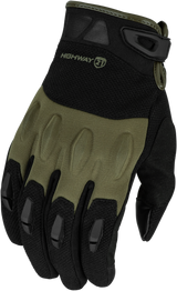 Highway 21 489-00532X Fury Gloves Black/Olive 2X