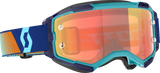 Scott 272828-7436280 Fury Goggle Royal Blue/Org Orange Chrome Works