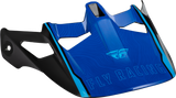Fly Racing 73-92841 Werx-R Helmet Visor Blue Carbon