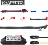 Xk Glow Xk-Rock-Sta 4Pc Rgb Rock Light