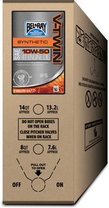 Bel-Ray 301390150033 V-Twin Full Syn Engine Oil 4T 10W50 6Gal Bib