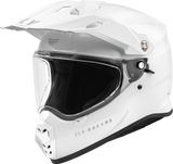 Fly Racing F73-7037Xs Trekker Solid Helmet White Xs