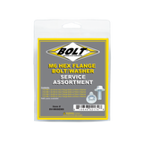 Bolt Sv-M6Sems 8Mm Hex Flange Bolt Assortment W/16Mm Washer 40 Piece Kit
