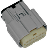 Namz Custom Cycle Mlx 12-Pin Fem Conn Black Main Harness Hd 72489-07Gy Glide Nm-33472-1202